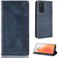 Lux-Case Bofink Vintage Xiaomi Redmi K30S / Mi 10T Pro 5G / Mi 10T 5G funda de piel - Azul
