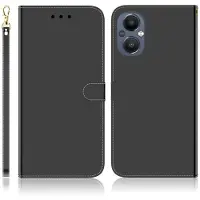Lux-Case Funda abatible Espejo OnePlus Nord N20 5G - Negro