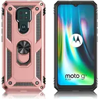 Lux-Case Funda Bofink Combat Motorola Moto G9 Play - Oro Rosa