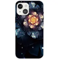 Lux-Case Funda Deco iPhone 14 - Flor Dorada
