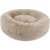 Merkloos Solidchoice - Cama para perros y gatos tipo donut, suave y lavable