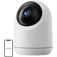 Switchbot Cámara Pan/Tilt Plus 3K, cámara de seguridad, Wi-Fi