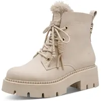 Tamaris Botines con cordones beige