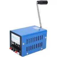 Gistuch Generador manual de gran potencia para emergencias, portátil, con función de carga USB para teléfonos/ordenadores