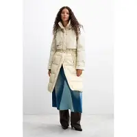 Desigual Abrigo de invierno blanco lana