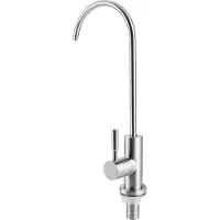 Markenlos Grifo de agua potable, conexión G1/2, fabricado en acero inoxidable 304, para sistemas de filtración de agua RO