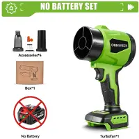 StarTech.com Soplador eléctrico - Turbo 2 en 1 - 4000 W - Motor sin escobillas - 350 m/s - Alta presión - Sin batería