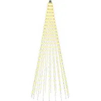 vidaXL : Juego de luces para árbol de Navidad con estacas para clavarse en el suelo, 500 LEDs