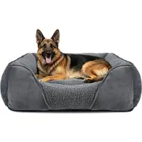 Merkloos Solidchoice - Cama para perros de gran tamaño, lavable y cómoda, 106x80x23 cm