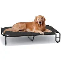 Merkloos Elzusha - Cama para perros, apta para interior y exterior - Cama elevada para perros, tamaño XL, color