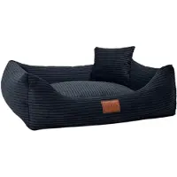 Merkloos Cama para perros de pana con fundas lavables, ideal para todas las razas