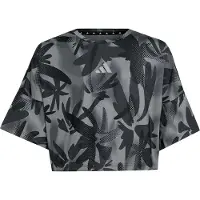 Adidas Camiseta De Manga Corta Sport Icons Allover Printed Cropped