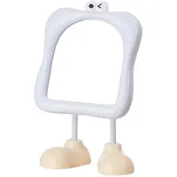 Merkloos Solidchoice - Espejo de mesa con soporte para maquillaje, estilo caricatura