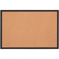 Nobo Tablero De Marco Negro De Corcho 585x430 Mm