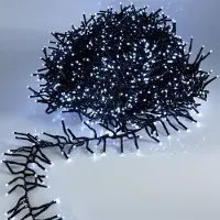 Spetebo Guirnalda de luces LED en espiral, blanco frío - 22 metros / 3000 LEDs - Decoración de jardín con iluminación y 8 funciones