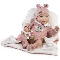 MuÑecas Guca Muñeca Reborn Prematuro Nadia 38 Cm Sin Pelo