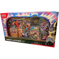 Pokemon Trading Card Game Mega Lucario Ex Colección Con Figura Premium Español