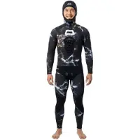 Cetma Traje Húmedo De Pesca Submarina Black Camu 5 Mm