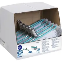 Gre Accessories Gre Accessories: Pinceles de aluminio para grandes formatos, color blanco y gris, 45 cm. Blanco y gris, 45 cm