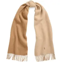 Ralph Lauren para mujer. 455954371005 Bufanda de lana con flecos beige (OSFA), Casual, outlet 2026.