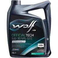 WOLF Aceite De Motor Officialtech Ms-sfe Sae 5w-30 5l