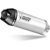 MIVV Sistema De Escape Completo Homologado 3x1 Ak-1 Titanium Con Tapa Carbono Yamaha Tracer 9/gt/gt+ 2025-26