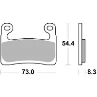 Moto-Master Pastillas De Freno Sinterizadas Bmw 413506
