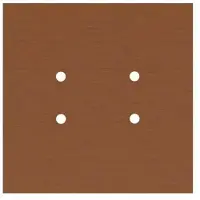 Creative Cables Panel De Dibond De Cobre Satinado Cvfq204f108 Del Sistema Rose-one Square