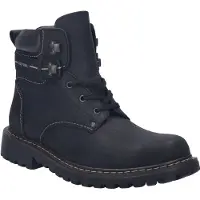 Josef seibel Botas 'Stiefelette Herren 21925-LA66600 Echtleder in schwarz' negro
