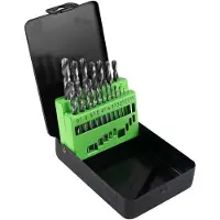 JBM Broca De Metal Hss 4341 1-10 Mm 19 Piezas