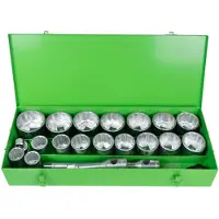 JBM Caja Metálica Con Autoclave De 1´´ En 12 Cantos Zincados 22 Piezas