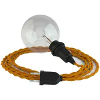 Creative Cables Cable De Lámpara Snake Twisted Shade Ready 3m