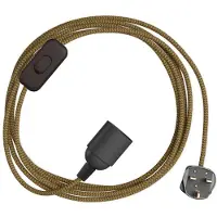Creative Cables Portalámparas Con Cable Snakebis Shade Ready E14