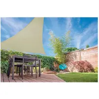 Ambiance Toldo Para Patio Triangular Vela 3.60x3.60x3.60m