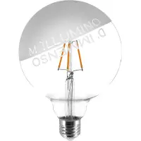 Creative Cables Bombilla Led Globo Tattoo M´illumino D´immenso G125 4.5w 470lm E27 2700k Dim