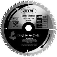 JBM Disco De Sierra Circular Para Metal 40t 185 Mm