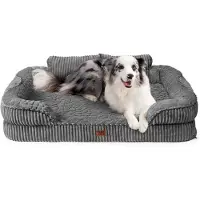 Merkloos Elzusha - Cama ortopédica para perros, fabricada con espuma viscoelástica, tamaño mediano