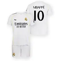 Real Madrid Conjunto De Manga Corta Primera Equipación 25/26 Mbappe
