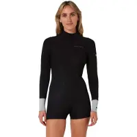 Ocean & Earth Shorty De Manga Larga Con Cremallera Trasera Para Mujer Boyleg 2 Mm