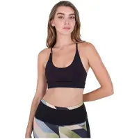 Hurley Sujetador Deportivo De Bajo Impacto Solid Cross Back