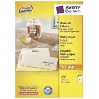 Avery Zweckform Pegatinas A4 105x42.3 Mm