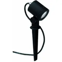 Albert Foco de jardín con pin, orientable, casquillo GU10, 8,5 cm, color negro