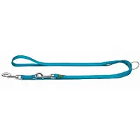 Hunter - Adjustable Nylon V Leash - Correa para perro size Länge max. 200 cm - Breite 1,0 cm, azul