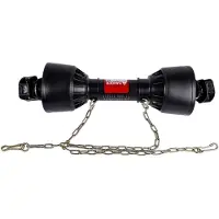 StarTech.com Eje de transmisión PTO-Gelenkwelle, tipo T1, longitud de 500 a 650 mm, par de torsión de 210 Nm, 540 rpm, 18 kW, 3,49 cm, con 6 ranuras en V