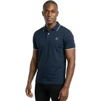 Hackett para hombre. HM5600136 Polo Heritage Fit Clásico marino (S), Casual, Algodón, Manga corta, outlet 2026.