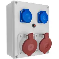 Pawbol Caja de distribución R-BOX 240, 2x32A/5P, 2x250V, IP44, B.1099