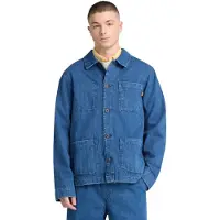 Timberland - Kempshire Herringbone Denim Chore Jacket - Chaqueta sport size L, azul