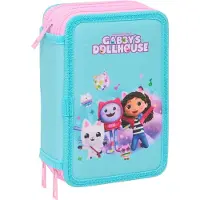 Safta Estuche Gabby´s Dollhouse 12.5x19.5x5.5 Cm Triple 37 Piezas