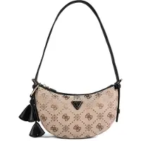 GUESS para mujer. HWJP2253180 Bolso de hombro convertible Katie beige (OSFA), Casual, Poliéster, outlet 2026.