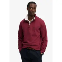 Superdry Jersey Con Media Cremallera Preppy